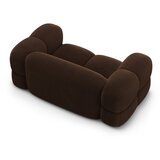 Cosmopolitan Design Temno rjava žametna sedežna garnitura 180 cm Loretto – | Shoptok.si