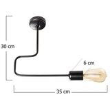 Opviq lights Luster Denge-3437, 35cm, 30x6cm, E27, 40W, IP20 Slike