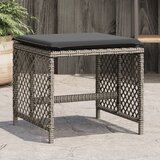 vidaXL Vrtni stolčki z blazinami 4 kosi sivi 41x41x36 cm poli ratan Cene