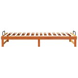  Krevetna konstrukcija Smeđa 90 x 220 cm Čvrsto borovo drvo | shoptok.hr