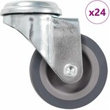 24 kom. okretnih kotačića s rupom za vijke 50 mm Slike