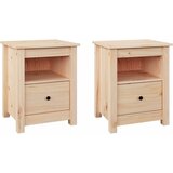 Maison Chic Dvo delni komplet Nočne omarice - Nočne mize 40x35x49 cm trdna borovina, (21687612) Cene