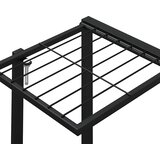  Stalak za cvijeće 94,5 x 25 x 89 cm crni željezni | Eponuda.ba