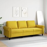  Trosjed žuti 180 cm baršunasti | Eponuda.com