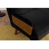 Atelier Del Sofa sofa za 2 sedišta cosmo 2 seater black | ePonuda.com