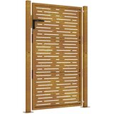  Vrtna vrata 100x125 cm od korten čelika, kvadratni dizajn | shoptok.hr