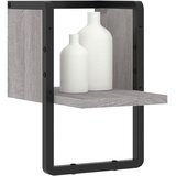  Zidna polica s prečkom boja hrasta sonome 20 x 25 x 30 cm | shoptok.hr