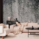  Foto tapeta - Peaceful oasis - landscape of hanging black leaf vines on a grey background 450x315 | shoptok.hr