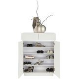 XORA omara za čevlje bela, barve nerjavečega jekla | Shoptok.si