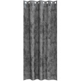  Baršunaste zavjese sa zavjesama 2 pcs Siva 260 x 140 cm Baršun | shoptok.hr
