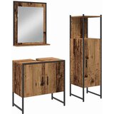  Set namještaja za kupaonicu 3 kom. Smeđa 33 x 33 x 102,5 cm | shoptok.hr