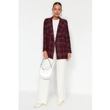Trendyol Burgundy Woven Blazer Jacket Cijene