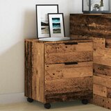  Mobilni ormar za spise s kotačima staro drvo 45x38x54 cm | Eponuda.ba