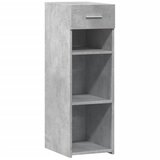  Komoda siva boja betona 30x42,5x93 cm od konstruiranog drva | shoptok.hr
