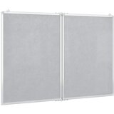  Magnetna bijela ploča sklopiva 120 x 80 x 1,7 cm aluminijska | shoptok.hr