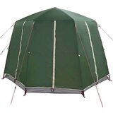  Kabinski šotor s streho Zelena in Bela 320 x 320 x 203 cm, (5000091166) | Shoptok.si