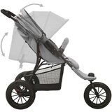  Dječja kolica svjetlosiva čelična | shoptok.hr