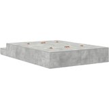  Krevet s ladicama Betonski sivi 140 cm Konstruirano drvo | shoptok.hr