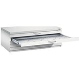 C+P Omara za risbe, DIN A1, 5 predalov, višina 420 mm, svetlo sive barve | Shoptok.si