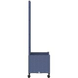  Vrtni saksija s rešetkom i kotačima Plavo Sivo 40 x 40 x 146 cm | shoptok.hr