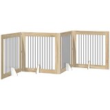  Vrata za pse s postoljem 4 pcs Hrast sonoma 100 x 100 cm | Shoptok.si