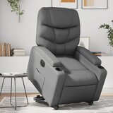 Maison Chic Električni naslanjač - Relax naslanjač s funkcijo vstajanja sivo umetno usnje, (22061648) | Shoptok.si