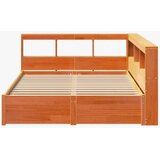  Polica postelja z vzglavjem 2 pcs Voskast rjav 200 x 140 cm, (5000121010) | Shoptok.si