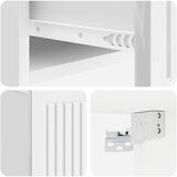  Noćni ormar 2 pcs Bijela visokog sjaja 49 x 34,5 x 20 cm | shoptok.hr