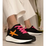 Gemre Black women's sport sneakers with glitter Kaletti | ePonuda.com