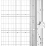 vidaXL Zunanji pasji boks pocinkano jeklo 12,1 m² | Shoptok.si