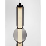 Nova Luce Siva steklena LED zatemnitvena viseča svetilka ø 12 cm Ulon – | Shoptok.si