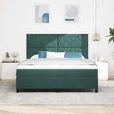 Krevet s opruga kutije Tamnozelena 180 x 200 cm Baršun | shoptok.hr