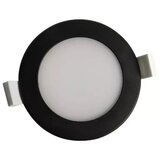  LED kupatilska ugradna svetiljka LED/7W/230V 4000K crna IP44 | Eponuda.com