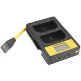 Dual punjač za Fuji NP-W126 sa LCD i USB