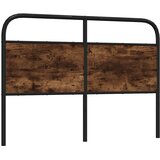  Zamjensko uzglavlje dimljena boja hrasta 140 cm čelik i konstruirano drvo | shoptok.hr
