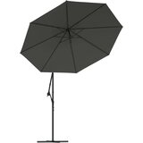  Konzolni suncobran s LED svjetlima i čeličnom šipkom 300 cm | shoptok.hr