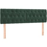 vidaXL Box spring postelja z vzmetnico temno zelen 140x190 c | Shoptok.si