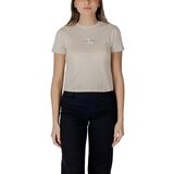Calvin Klein Jeans Majice s kratkimi rokavi MONOLOGO BABY J20J223113 Bež Cene