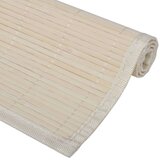 vidaXL 242107 6 Bamboo Placemats 30 x 45 cm Natural | shoptok.hr