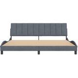  Okvir za krevet bez madraca Hanko tamnosivi 200x200 cm baršunasti | Eponuda.com