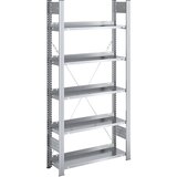 hofe Sestavljiv regal za dokumentacijo, pocinkan, višina regala 1750 mm, enostransko, osnovni regal, ŠxG 750 x 300 mm | Shoptok.si