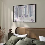  Slika - Fairy-Tale Forest (1 Part) Vertical - Second Variant 60x40 U crnom drvenom okviru | shoptok.hr