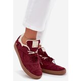 Boto Women's Sneakers Platform with Fur Lined Bordeaux Solvia | Shoptok.si