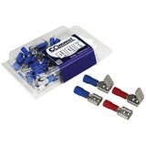 Commel Elektro pribor SPOJNI PRIBOR DODATAK KUTNI UTIKAČ+NATIKAČ ZA ŽICU 1,5-2,5 mm2 0,8x6,3 mm, 25+25 kom blister Cijene