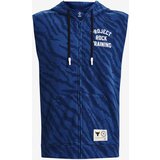 Under Armour Pjt Rck Rival Blue Patterned Hooded Sports Sweatshirt | ePonuda.com