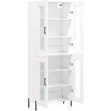  Visoka komoda bijela 69,5x34x180 cm konstruirano drvo | shoptok.hr
