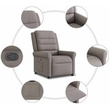  Naslonjač od tkanine smeđesivi | shoptok.hr