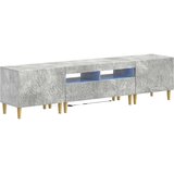  5-dijelni LED TV ormarić Betonska siva Konstruirano drvo | shoptok.hr