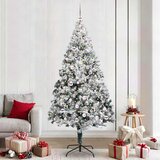  Umjetno božićno drvce Bijelo 240 cm PVC i Čelik i Plastika | shoptok.hr