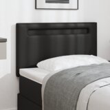 vidaXL vzglavje enostavnega dizajna črne barve 100 cm umetno usnje | Shoptok.si